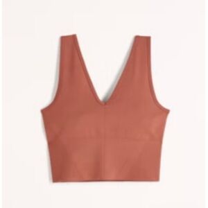 Abercrombie YPB Rust V-Neck tank